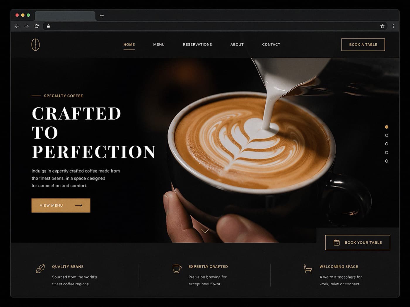 A premium bespoke website