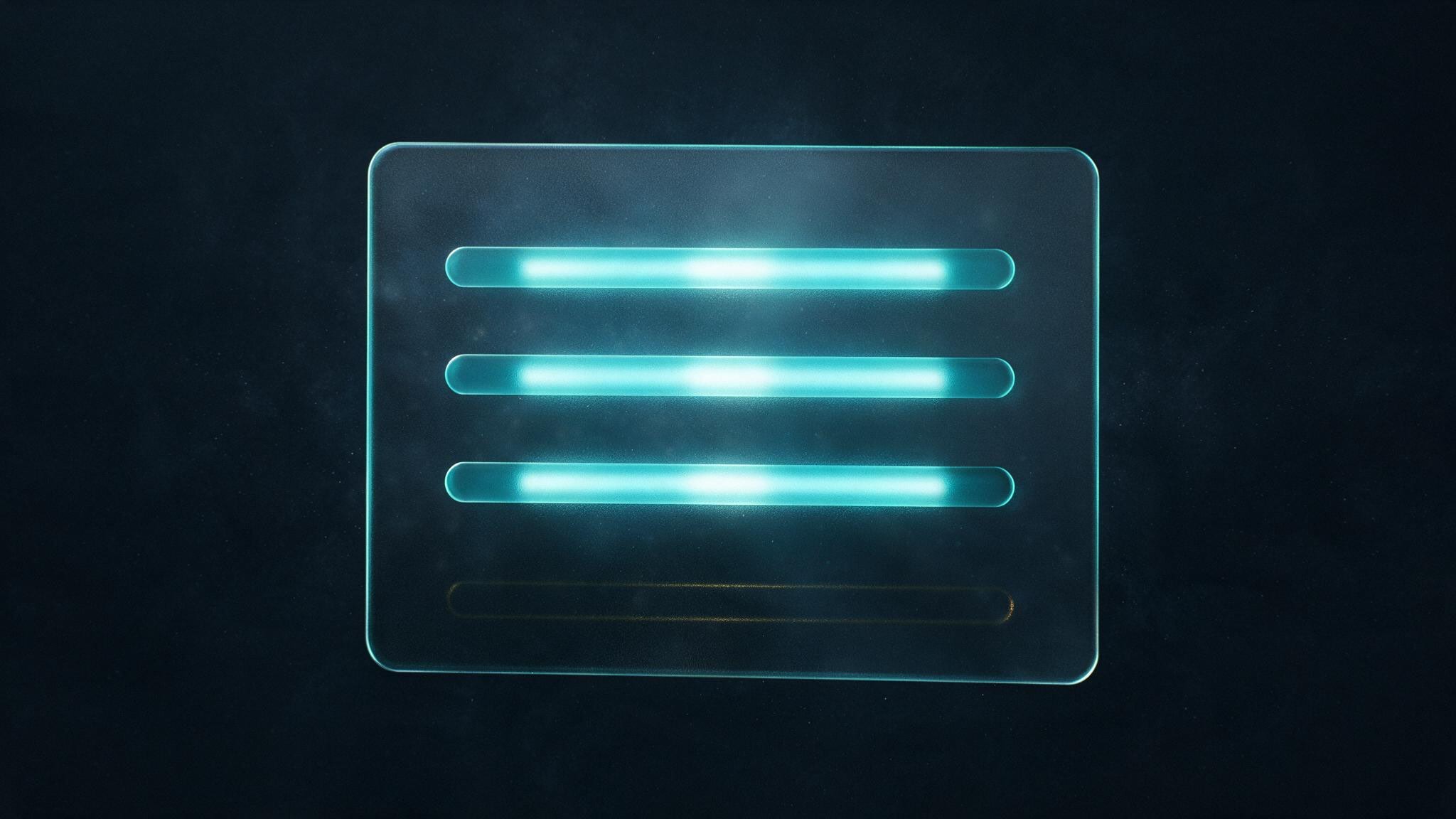 A glass form with three visible input rows and a fourth, nearly invisible one: the field only bots fill in